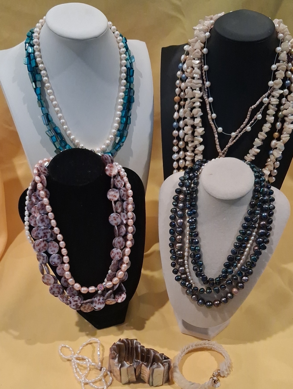 Huge Lot of Genuine Pearls and Mother of Pearl Jewelry